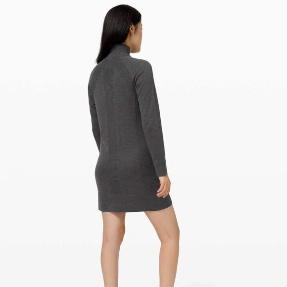 Lululemon Keep it Cozy Dress Graphite Grey Sz 10 NWT MSRP $138 - Picture 2 of 16